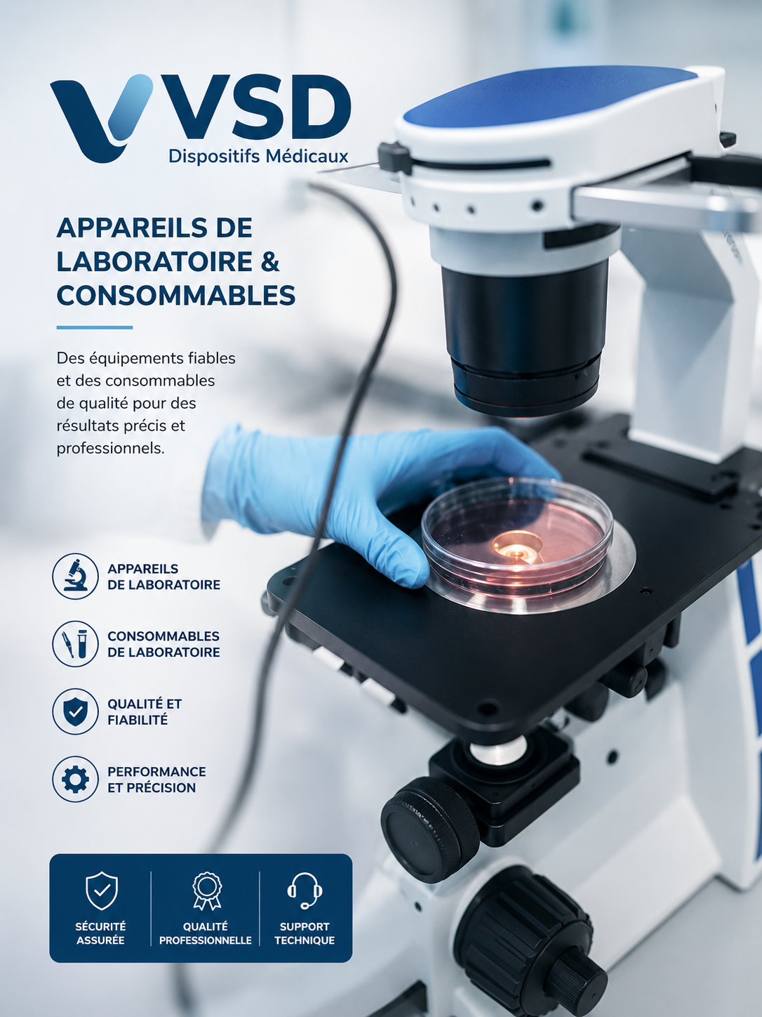 APPAREILS DE LABORATOIRE ET CONSOMMABLES