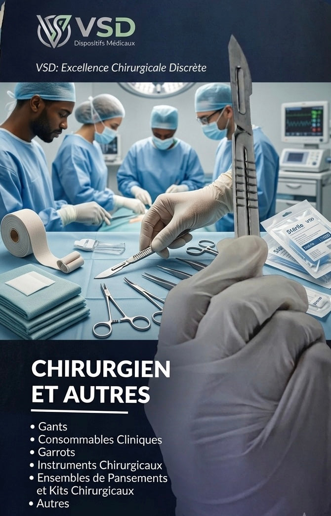 Matériel de Chirurgie et Consommables Cliniques