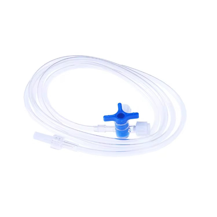 Robinet à 3 voies avec tube prolongateur