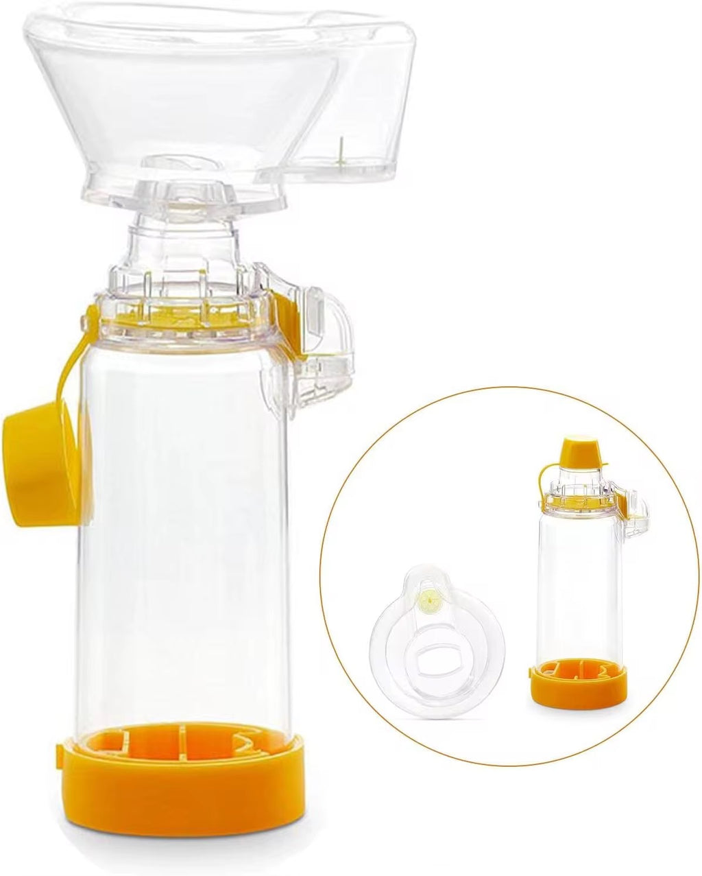 Entretoise pour aérosol 175ml de chambre d'inhalation d'asthme de haute qualité