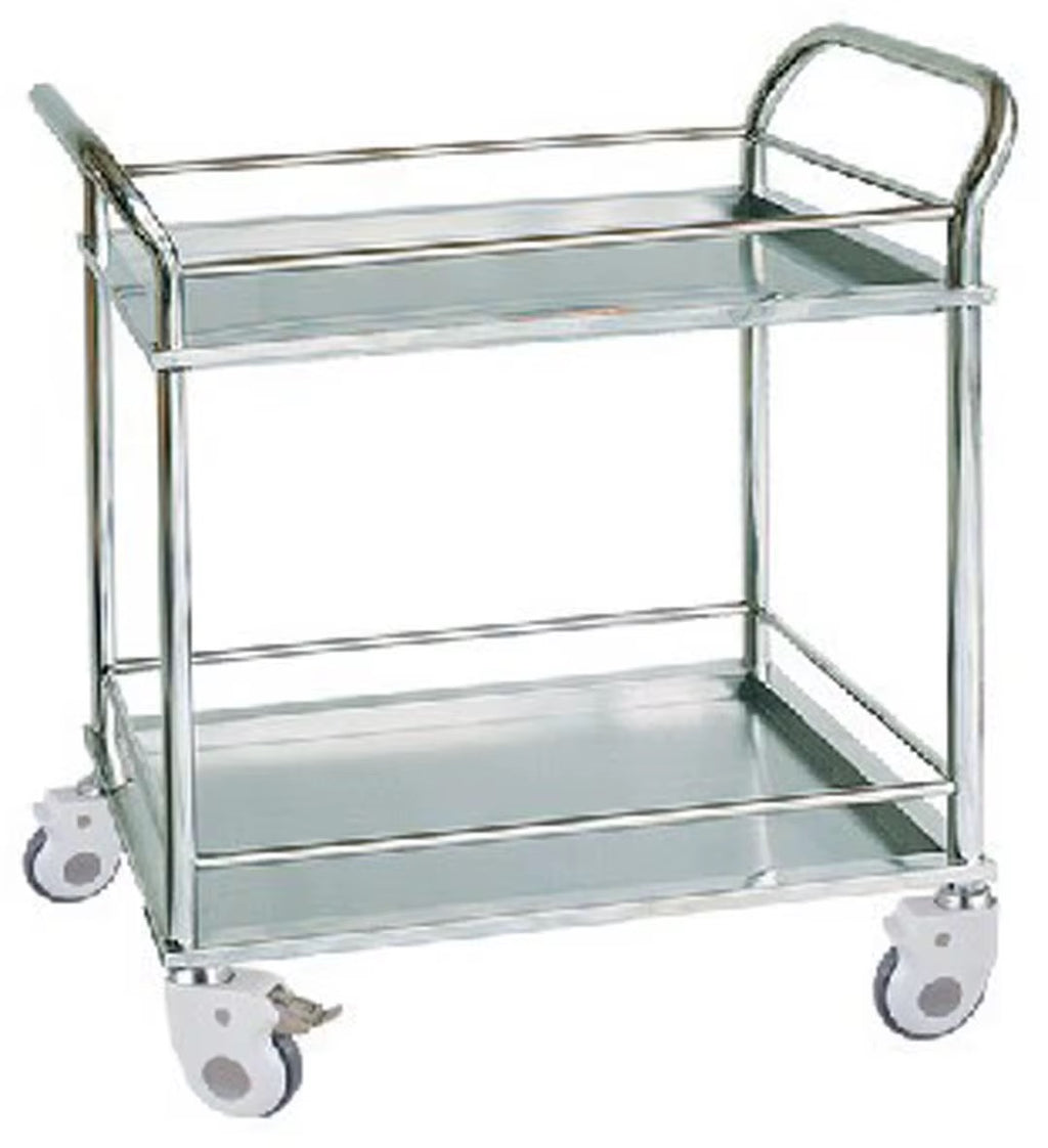 Chariot de Soins Inox 2 Étagères