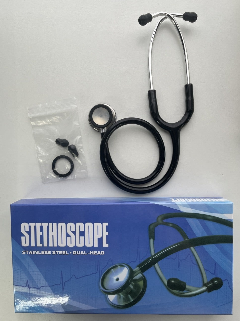 Stéthoscope Double Pavillon en Acier Inoxydable