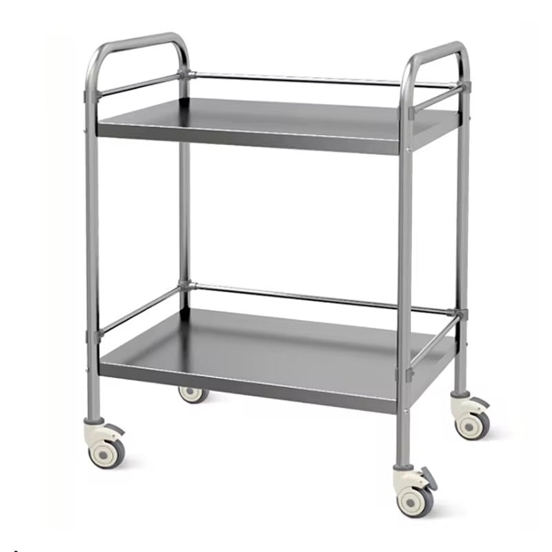 Chariot de Soins Inox 2 Étagères