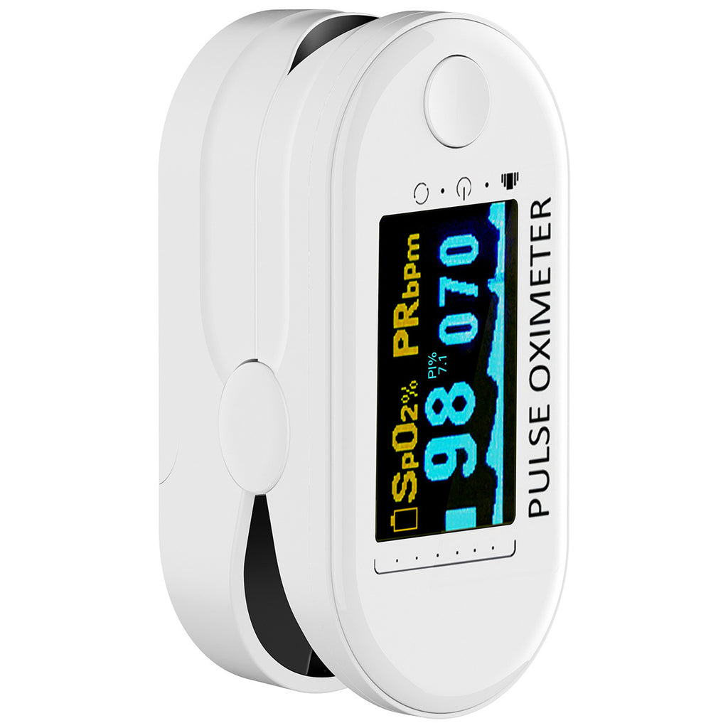 Oxymètre de pouls du bout des doigts à écran numérique Saturation en oxygène du sang Oxy Meter SPO2 Oxy Meter Rechargeable Handheld oxymeter