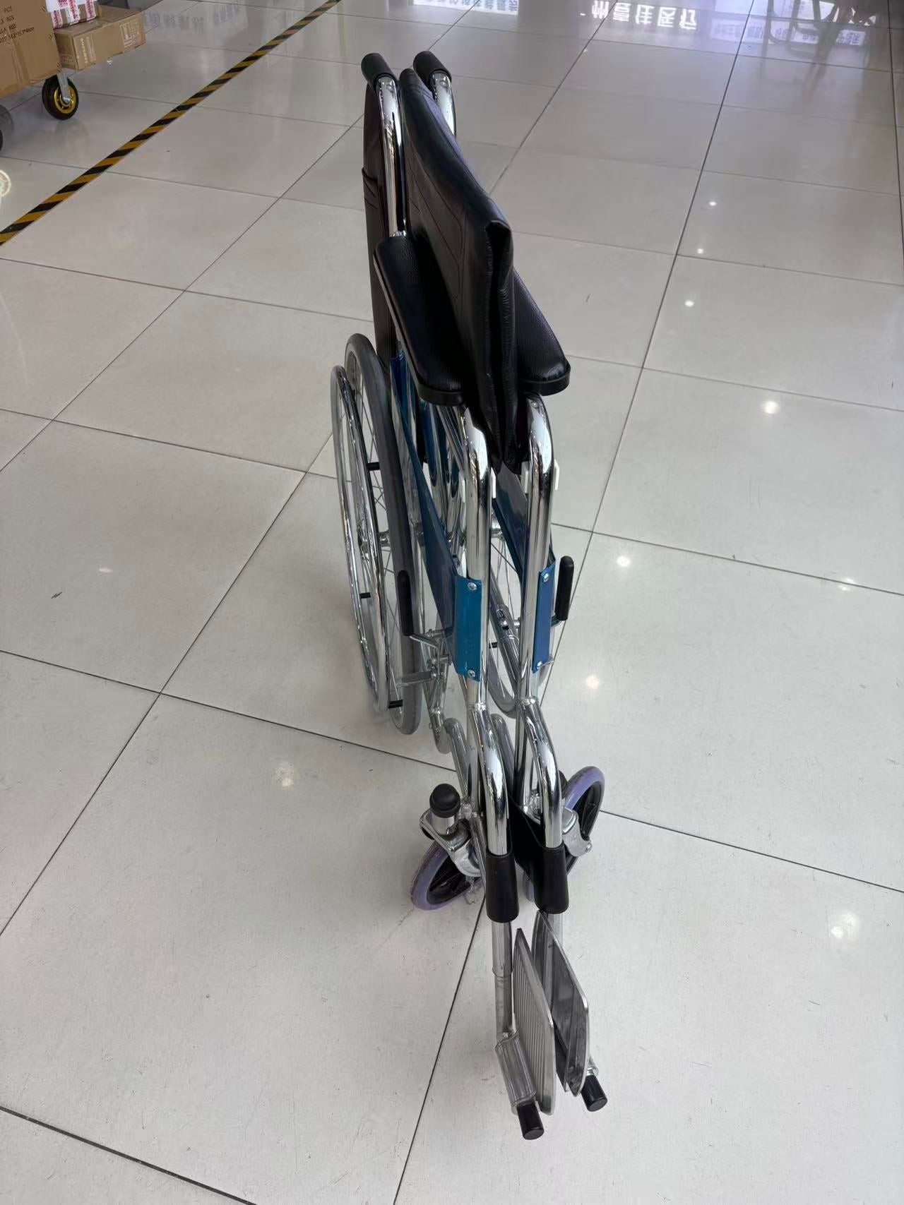 Fauteuil Roulant Électro-plaqué KY-W809 22 Pouces – Grande Taille, Confort et Charge 113 kg