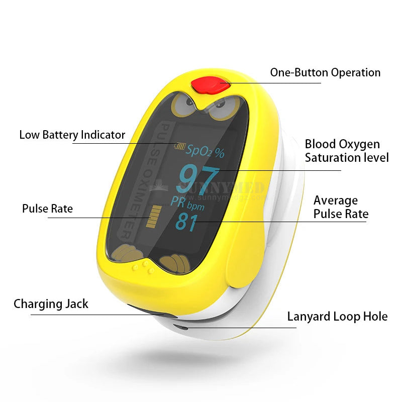 Moniteur d'oxygène pour enfants SY-C013F-N, prix bas et portable, oxymètre de pouls, oxymètre de pouls pour enfant