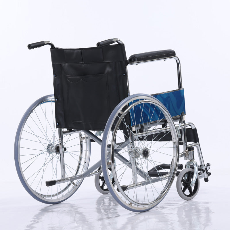 Fauteuil Roulant Électro-plaqué KY-W809 22 Pouces – Grande Taille, Confort et Charge 113 kg