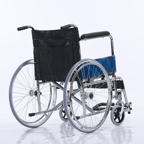 Fauteuil Roulant Électro-plaqué KY-W809 22 Pouces – Grande Taille, Confort et Charge 113 kg