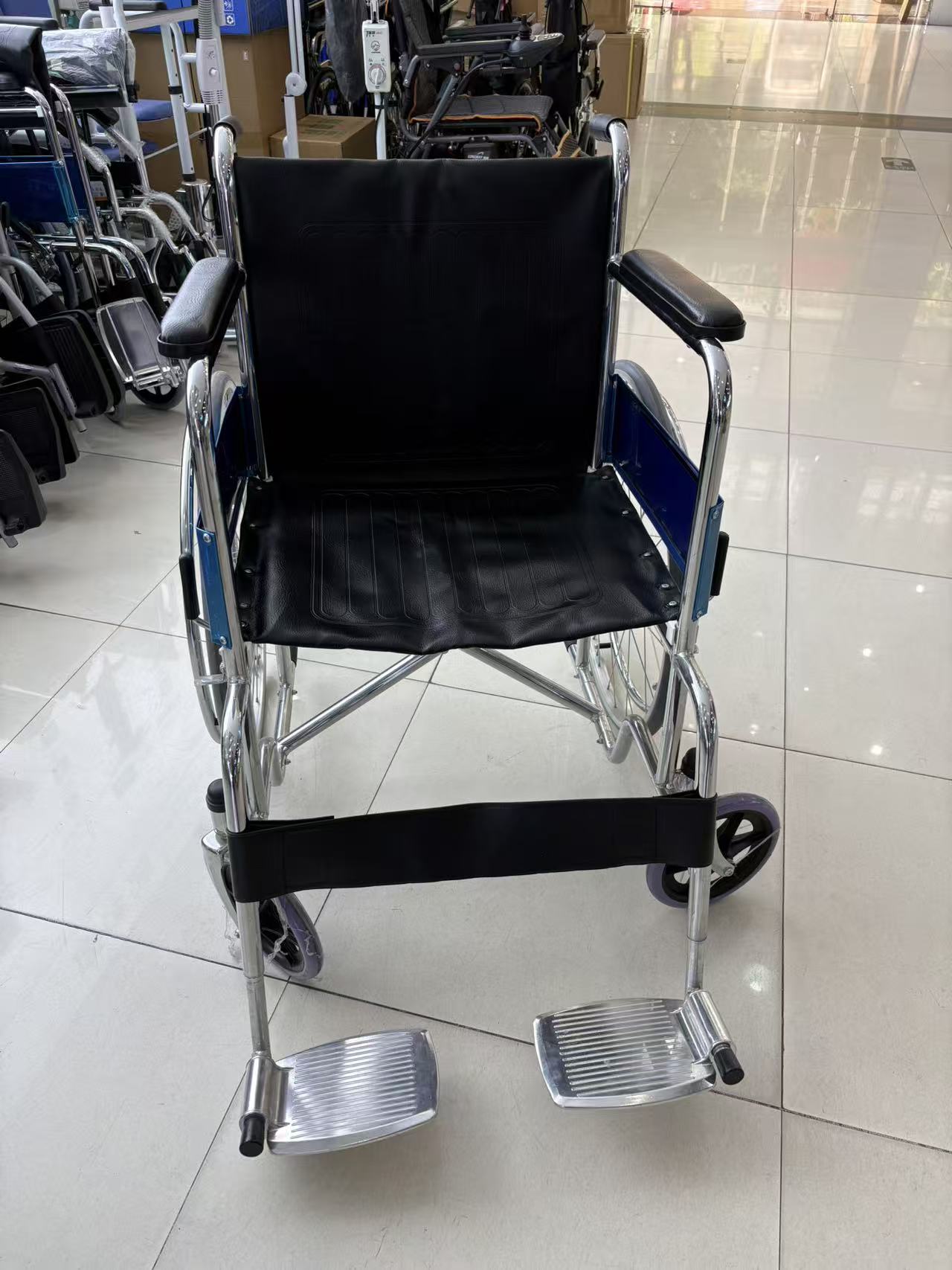 Fauteuil Roulant Électro-plaqué KY-W809 22 Pouces – Grande Taille, Confort et Charge 113 kg