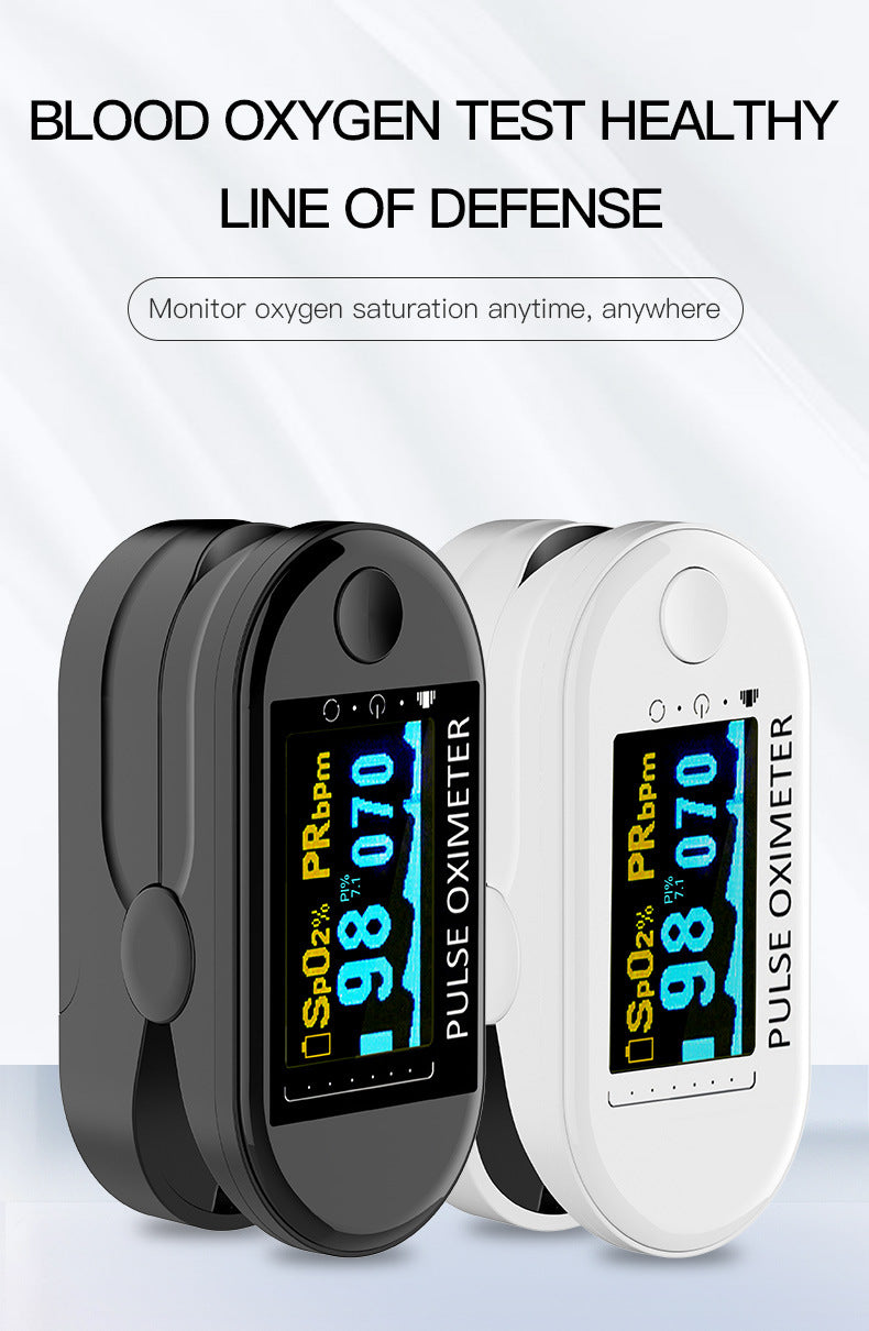 Oxymètre de pouls du bout des doigts à écran numérique Saturation en oxygène du sang Oxy Meter SPO2 Oxy Meter Rechargeable Handheld oxymeter